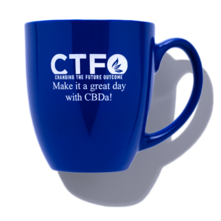 16oz Blue and White CTFO Coffee Mug -